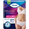 TENA Silhouette Blanc, mutandine assorbenti a vita bassa L 10 St