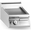 Ristosubito Fry top elettrico piastra rigata cromata MDLR Modello CL9040FTRESCRT