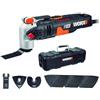 Worx WX681 Multifunzione ad Oscillazione Sonicrafter, 450 W di Potenza e 1 Tonnellata di Forza di Serraggio, Colore Nero