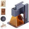 LaserPecker LP2 Incisore Laser 5W Mini Macchina per Incisione Laser a Diodo Blu Portatile 450nm con Copertura Protettiva per Carta, Legno, Pelle, Acrilico, Pietra, Metallo, Vetro Scuro - Base
