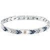 Maserati Bracciale Uomo MASERATI Iconic Acciaio 316L codice JM225AVD88