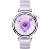 Huawei WATCH GT6, Cassa 41mm in acciaio inossidabile e cinturino viola. Compatibile con iOS e Android. Fino a 14 giorni di autonomia.