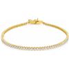 Gioielleria Lucchese Oro Bracciale Donna Tennis Oro Giallo GL101891