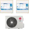 LG CLIMATIZZATORE LG ARTCOOL GALLERY LCD DUALSPLIT 12000+12000+MU2R17 INVERTER R-32 WI-FI
