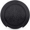 Walfront Tappo Chitarra Acustica Sound Hole Cover, Black Rubber 100mm Diametro Mute Feedback Buster