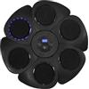 Mister Gadget BE MIX, MG3712, Macchina per boxe con altoparlanti, prestazioni ottimali, design ergonomico, versatile, facile da installare, resistente, ideale per il fitness, nero, dimensioni 40x40x4 cm