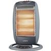 TERMOZETA Stufa Alogena Termozeta TZR03 1200W Oscillante - Risparmio Energetico 3 Livelli di Calore, Sicura e Silenziosa