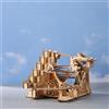 Modello di pista per biglie, elettrico 3D in legno, giocattoli da costruzione,
