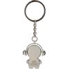HERVIT Portachiavi 10 Cm Bimbo Con Cuffie