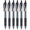 Pilot G2 07 - Penna roller a inchiostro gel retrattile, 0,7 mm, punta 0,39 mm, larghezza della linea ricaricabile BL-G2-7, confezione da 6 pezzi, colore: Nero