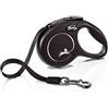 FLEXI GUINZAGLIO FLEXI NEW CLASSIC TG XS CON FETTUCCIA 3 MT NERO
