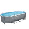 Bestway Piscina solo struttura da 549x274x122 cm grigio scuro