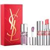 Yves Saint Laurent Loveshine Set (Gloss Nr. 01 + Lipstick Nr. 44) Set make-up per labbra 1 pz. Nr. 44 & Nr. 01