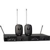 SHURE SLXD14DE J53 SISTEMA WIRELESS DOPPIO PER CHITARRA E BASSO O ARCHETTI CON 2 TRASMETTITORI BODYPACK