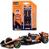 Burago Bburago - F1 McLaren F1 MCL39 2025#81 Oscar Piastri, Auto Diecast in Scala 1:64, Replica Dettagliata Monoposto Formula 1, Colori Ufficiali McLaren, Blister da Collezione, Età Consigliata 14+ Anni
