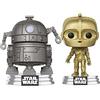 Funko POP! Star Wars C-3PO and R2-D2 Concept Series 2 Pack Bobble Heads Vinyl Figures (Exclusive)