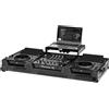 UDG U91111BL Ultimate Flight Case Set x 2 CDJ-3000X/DJM-A9 Black Plus e ruote