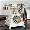 Telefono retrò vintage con chiamata vivavoce e filo per bar, hotel, ufficio