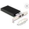 Delock PCI Express x8 Card 2 x RJ45 10
