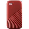 Western Digital My Passport 1 TB USB tipo-C 3.2 Gen 2 [3.1 Gen 2] Rosso (WD My P