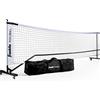 Franklin Sports Set di Rete da Pickleball Portatile con Ruote, da Esterno, Misura Ufficiale da 6.7 m, con Borsa da Viaggio