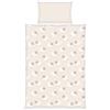 Herding babybest Set biancheria da letto in flanella, pecorelle, federa 40 x 60 cm, copripiumino 100 x 135 cm, 100% cotone/flanella, rosa