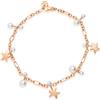 DODO Bracciale stelle in oro 9kt e punti luce