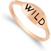 DODO Anello wild in oro 9kt