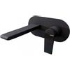 Vema Rubinetterie - Timea Miscelatore lavabo a parete NERO - V16050