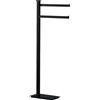 Colombo Design Piantana Units B9103NM NERO MATT Porta Salviette 2 Bracci