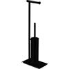 Colombo Design Piantana Square B9907NM NERO MATT Porta Rotolo e Porta Scopino
