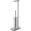Colombo Design Piantana Square B9907 Con Porta Rotolo e Porta Scopino