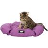 Ferplast Cuccia Cane e Gatto Antigraffio e Impermeabile, Tessuto Tecnico Resistente, Taglia Piccola RELAX TECH, Lavabile in Lavatrice a 30°, 43 x 30 x 3 cm, Viola