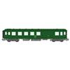 REE Modeles VB-420 SNCF B4D SECONDA CLASSE/BAGAGLIAIO verde con luci di coda