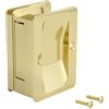 RICHELIEU Hardware 1700BPSBC - Maniglia per porta con maniglia per passaggio, rettangolare, finitura in ottone