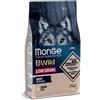 Monge B Wild Low Grain All Breeds Con Oca Cibo Secco Per Cani Adulti Sacco 2,5 Kg