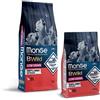 Monge B Wild Low Grain Puppy & Junior All Breeds Con Cervo Cibo Secco Cani Cuccioli Sacco 12 Kg