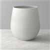 VILLEROY & BOCH Manufacture Collier Bianco Vaso Carré 20,5x22,5cm Porcellana