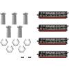 Kato (KATO) KATO N gauge set ponte in ferro curvo R481-60° rosso non elettrificato 20-824