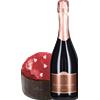 CallMeWine Panettone 'Valentino' Massari e Franciacorta Rosé Elisabetta Abrami 0,75 l