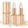 MEITREND Rossetto che cambia colore, 2 pezzi, lamina dorata, balsamo per le labbra che cambia colore, impermeabile, a lunga durata, cambia colore