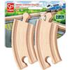 Hape Binari curvi Hape, 4 pezzi 1 St