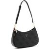 Guess Noelle Ii Top Zip Shoulder Bag Coal Logo