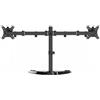 Gembird Supporto monitor Gembird MS-D2ST-02 Da scrivania per 2 schermi 13-32'' max 8kg Nero [MS-D2ST-02]