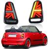 CKCD LED Fanali posteriori per Mini Hatchback Cabrio R50 R52 R53 2001-2007,Fanale posteriore con animazione d'avvio e indicatore di direzione sequenziale