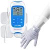 TensCare Perfect TENS - Dispositivo TENS clinicamente testato per alleviare il dolore di schiena, anca, gamba, braccio, artrite e sciatica. Include un guanto per l'artrite alla mano
