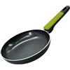Fackelmann Padella Antiaderente Ø20 cm in Alluminio Riciclato PFAS FREE per una cottura sana, Padella per Induzione con Fondo Nido d'Ape, Manico Soft Touch, Linea Oliva