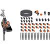 Claber 8423 Aquauno Select & 90764 Drip 20 Vasi Kit Rainjet Goccia, Nero/Arancio