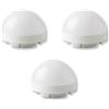 Area illumina - Kit 3 Lampadine LED GX53 11W a Cupola 74x54mm, 360°, 3000K Luce Calda / 4000K Luce Naturale, 1059-1154 lm, CRI 84, Casa e Ufficio (Calda 3000K)