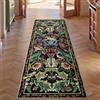 TUKDAK Tappeto per corridoio, blu scuro, 60 x 180 cm, con retro in gomma antiscivolo, lavabile, lungo, per ingresso, camera da letto, lavanderia, soggiorno, non perde pelo